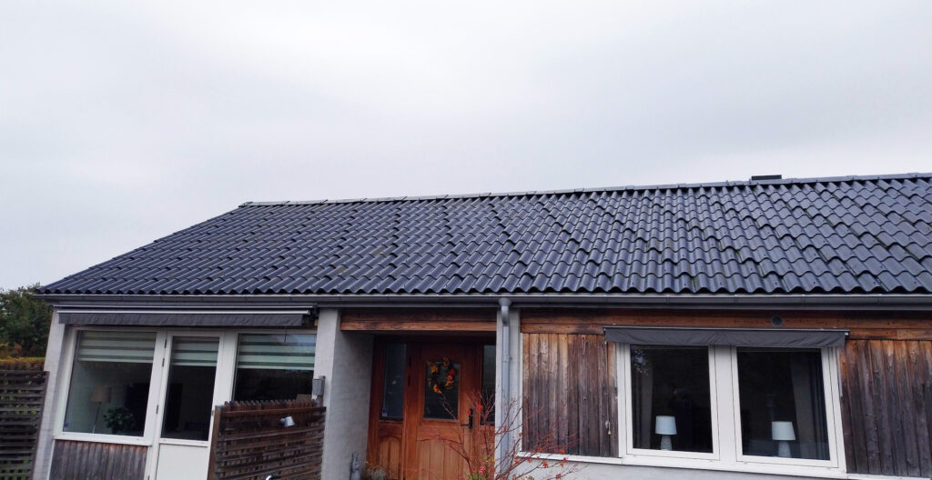 Rensning af ståltag