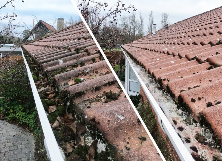 rensning af tagrender