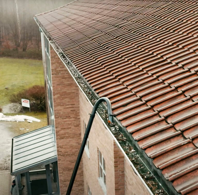 rensning af tagrender