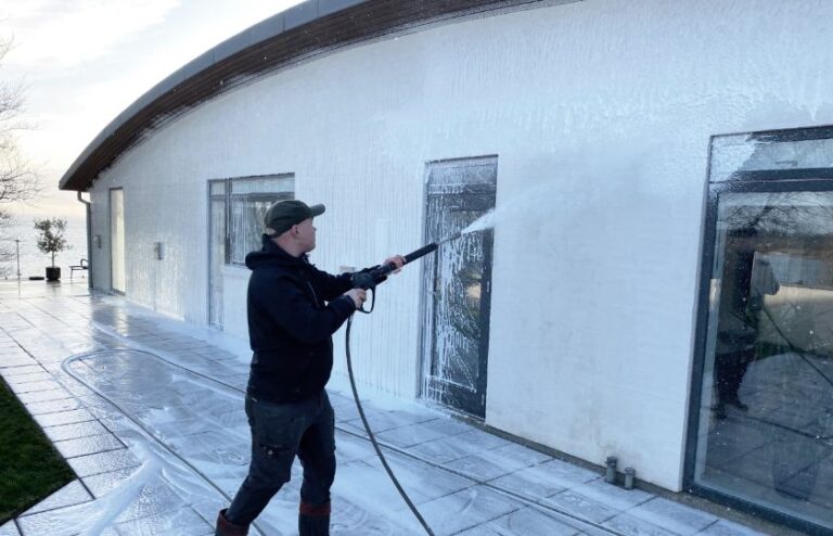 algebehandling af facade