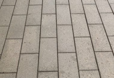 Ren flise der er renset og imprægneret