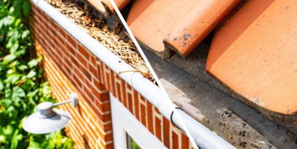 rensning af tagrender, nedløbsrør og sandfangsbrønde